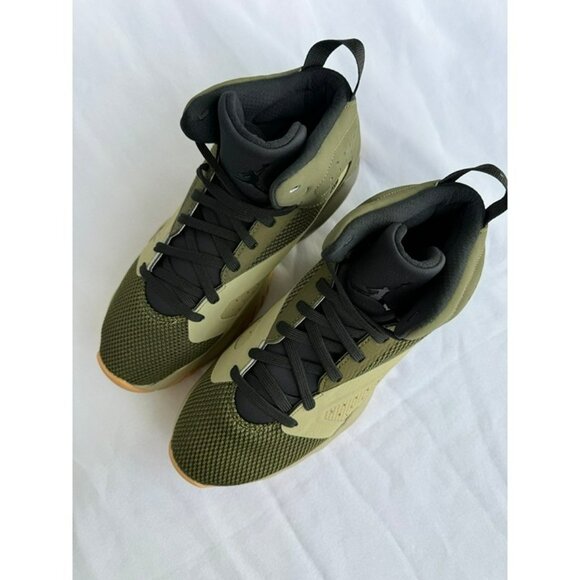 10 MEN\'S NIKE JORDAN LIFT OFF MILITARY GREEN AR4430-200 BASKETBALL SNEAKERS main image 5
